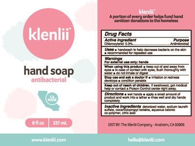 01b Lbl_klenlii_hand Sanii Soap_8oz (01b Lbl Klenlii Hand Sanii Soap 8oz)